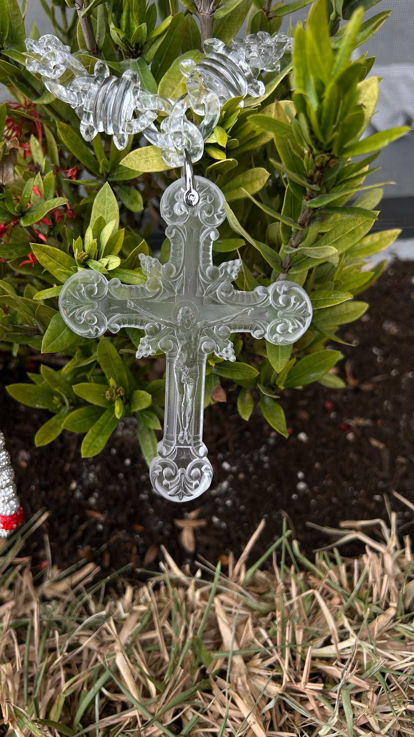 Thorns Chain And Cross Pendant